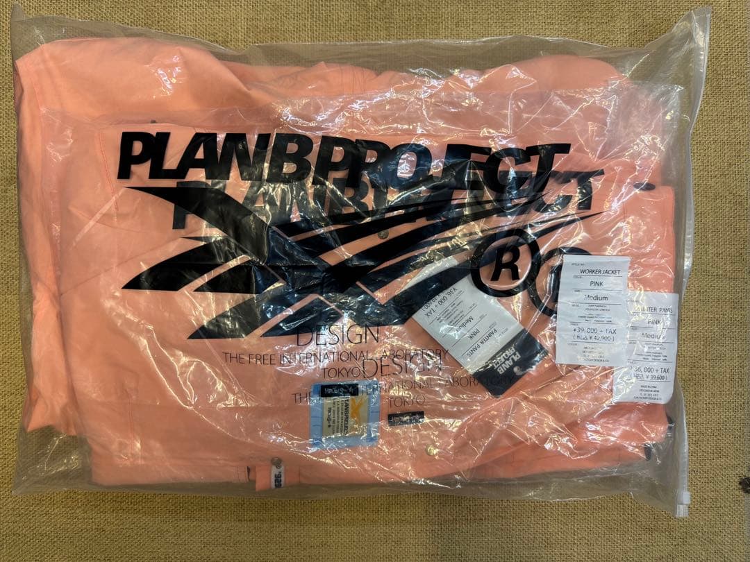 【新品】マウンテンロックスター ジャケット＆パンツ PinkMサイズ PLANB