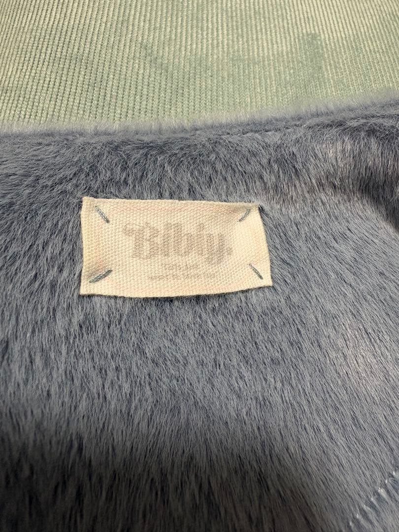 【bibiy】B\" CAMEL PEPURAMU CARDIGAN ブルー