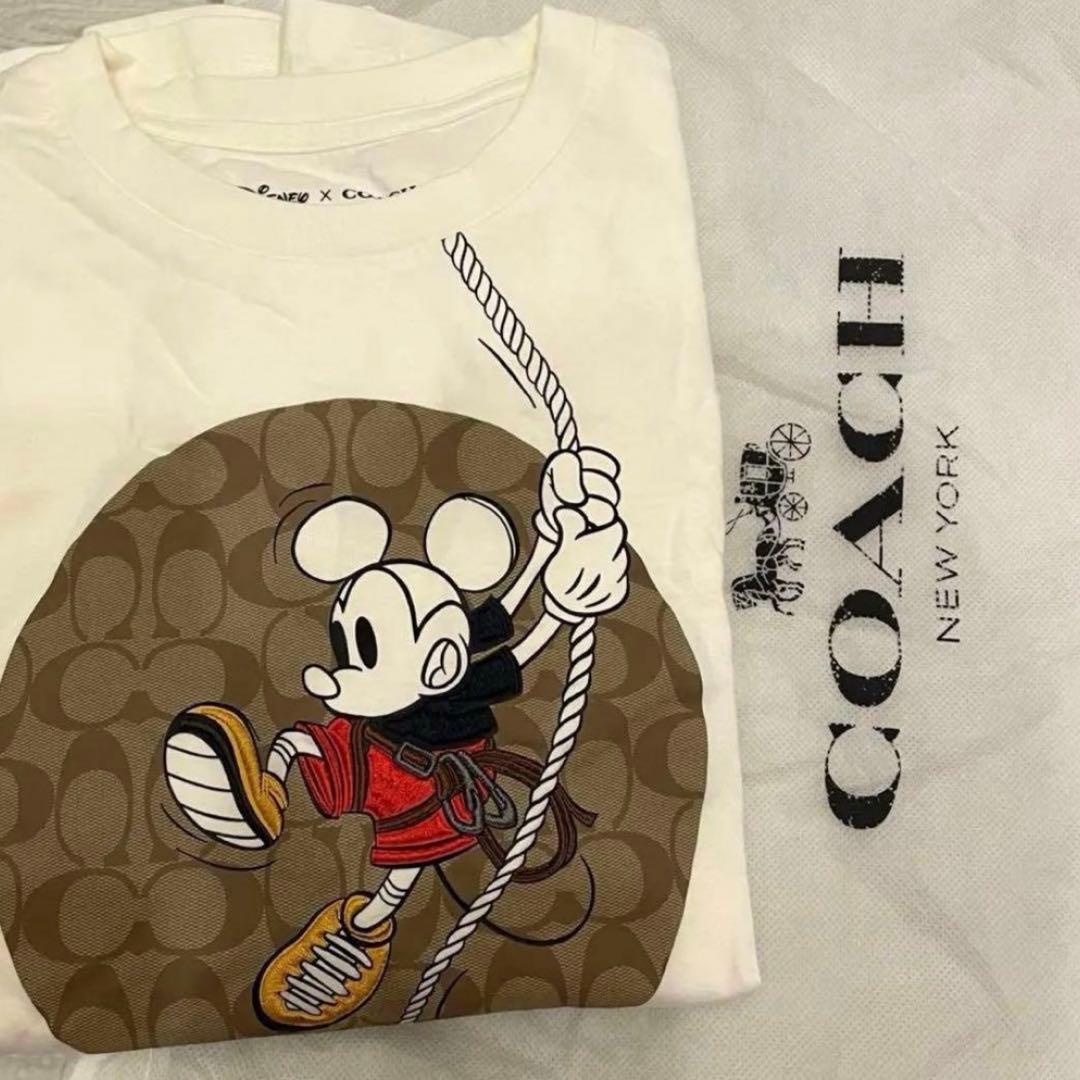 レア disney coach コーチ ディズニー ミッキー 半袖 Tシャツ