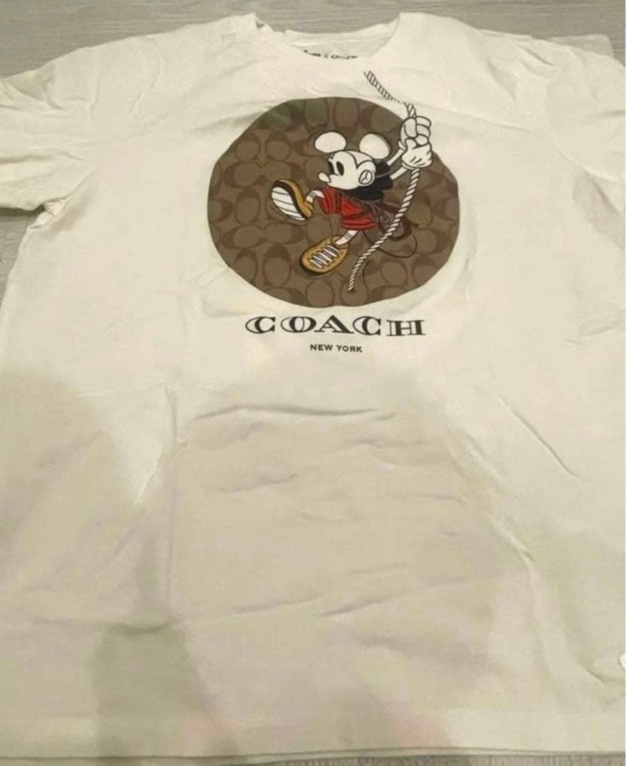 レア disney coach コーチ ディズニー ミッキー 半袖 Tシャツ