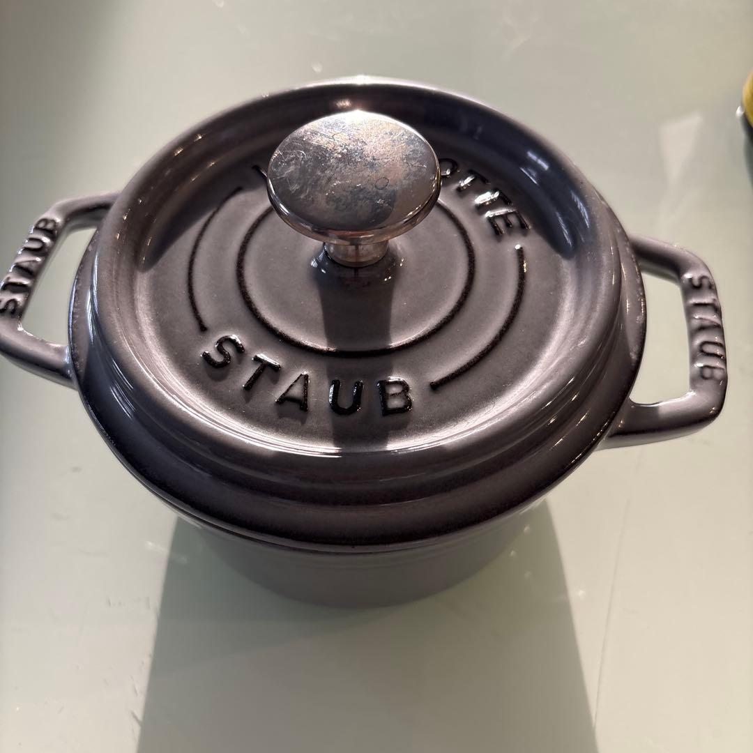 ストウブ（STAUB） ピコ・ココット ラウンド 14cm グレー