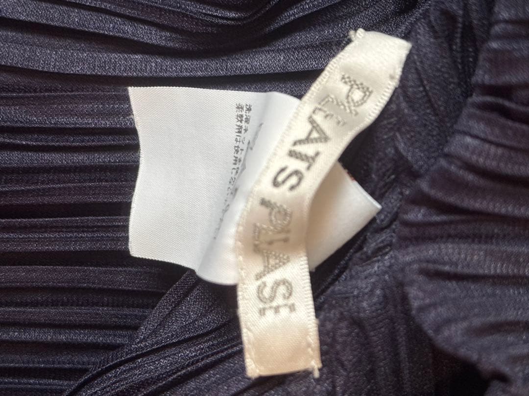 ISSEY MIYAKE PLEATS PLEASE ネイビー ワンピース