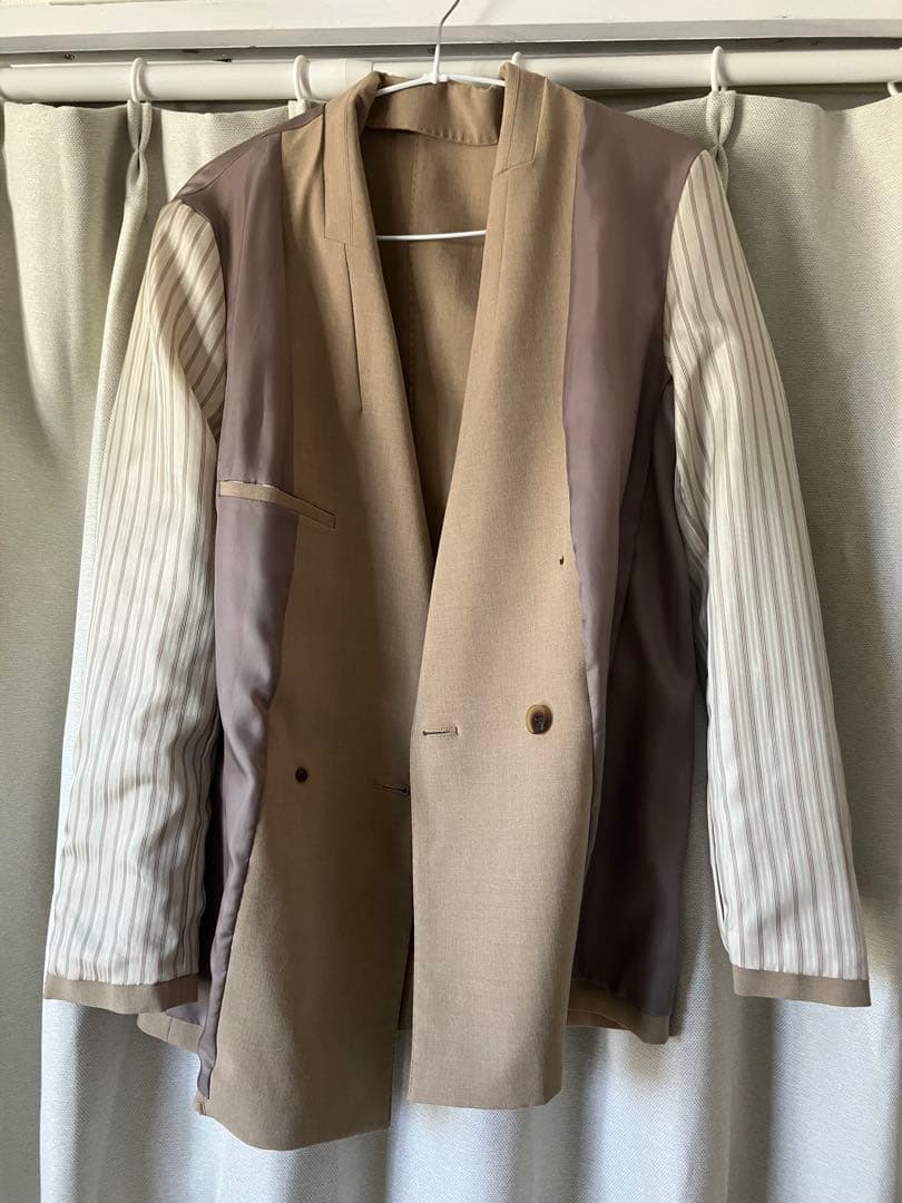 Spick & Span ベージュ ダブルブレストジャケット