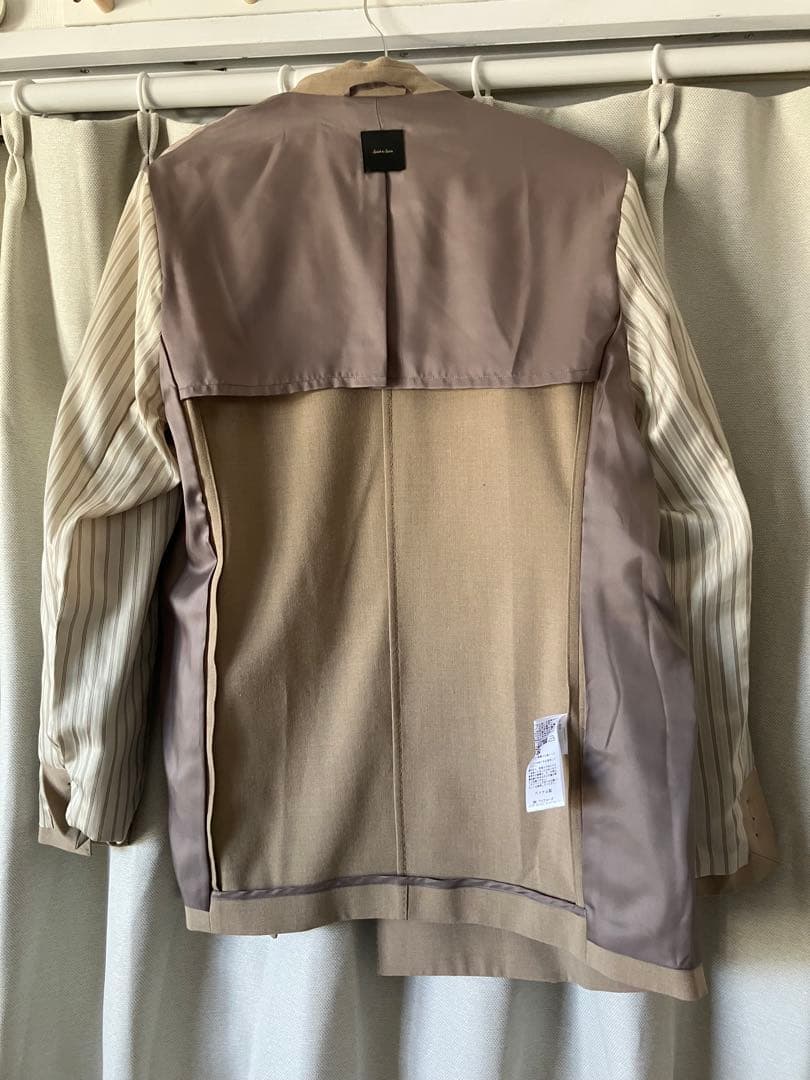 Spick & Span ベージュ ダブルブレストジャケット