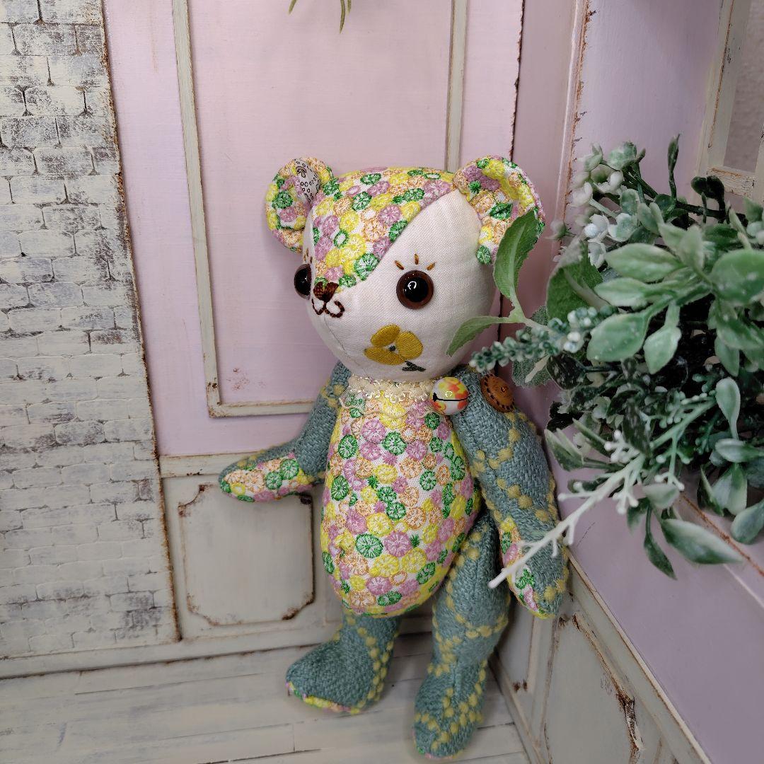 デ*コ様 【オークションです】ミナペルホネン＊ハンドメイド＊ぬいぐるみ＊テディベ