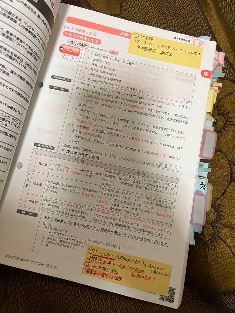 クエスチョンバンク（看護師国家試験問題集）2023-24  必修と一般状況
