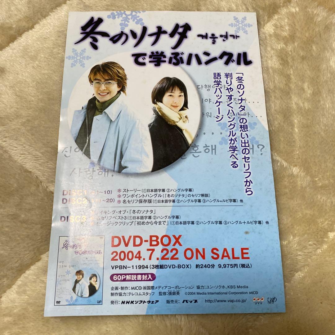 冬のソナタ DVD 全9話 特典映像付き