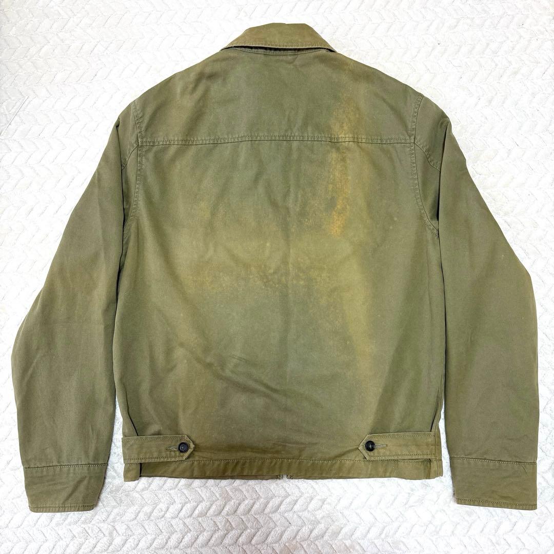 歩*様 POLO RALPH LAUREN 裏地チェック スイングトップカーキ