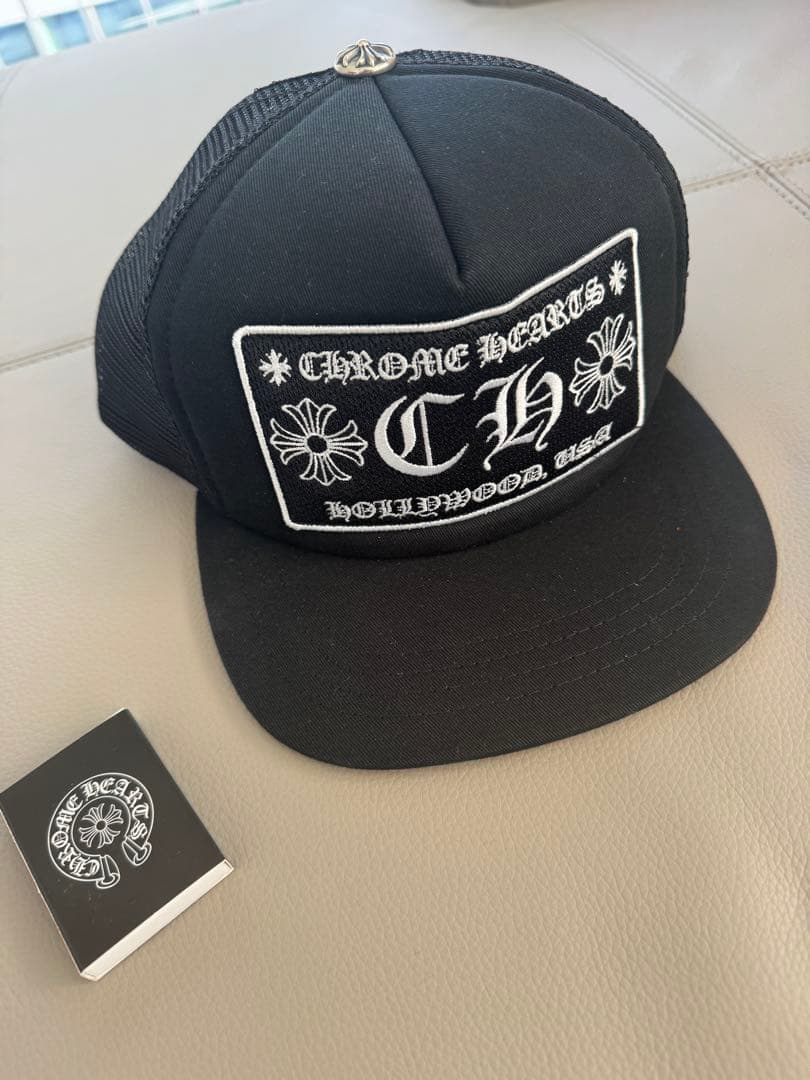 CHROME HEARTS 黒 トラッカーキャップ　新品未使用