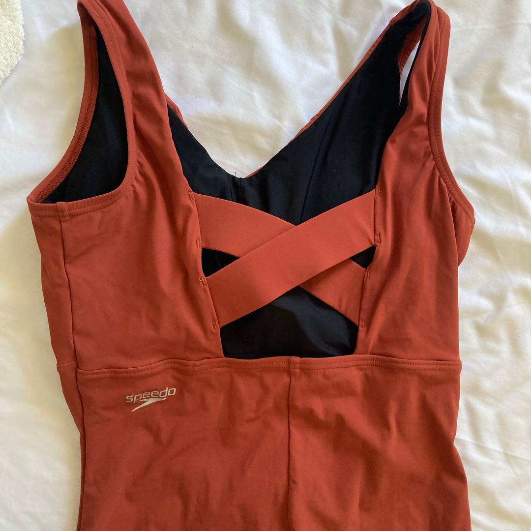 ★売り尽くしSALE★Speedo ブラウン ワンピース水着