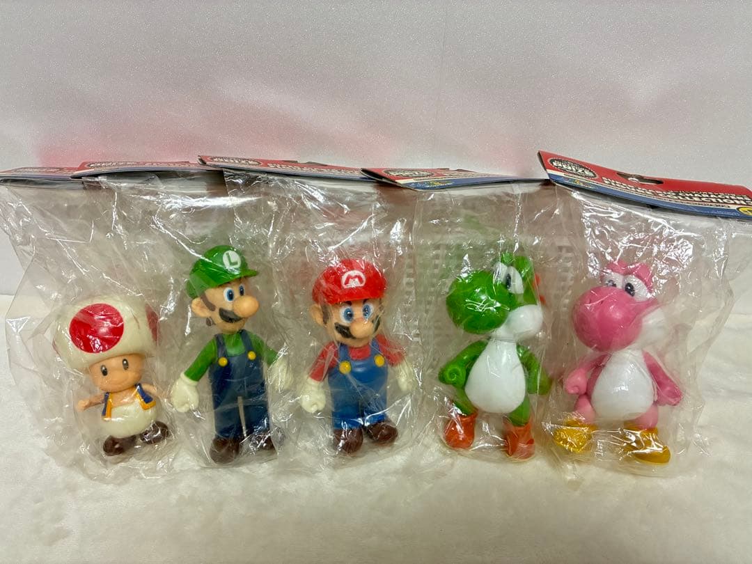 スーパーマリオ　ソフビフィギュアコレクション3　ルイージ　ピノキオ　ヨッシー