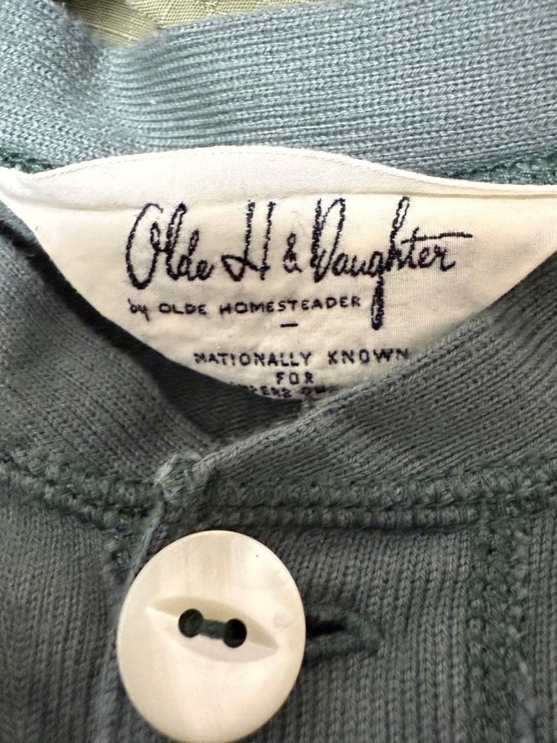 Olde H & Daughter グリーン長袖サーマル