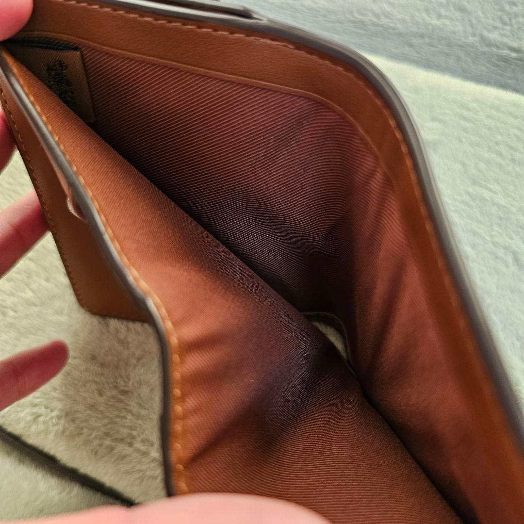 COACH エライザ スモール ウォレット コンパクト ブラウン