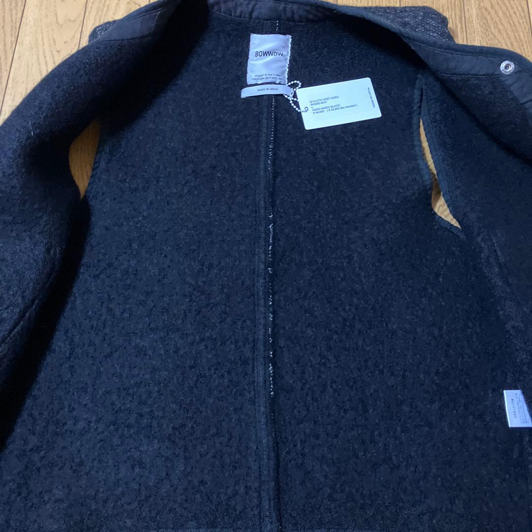 BOWWOW バウワウ B CLOTH VEST AGED ビーチクロス25AW