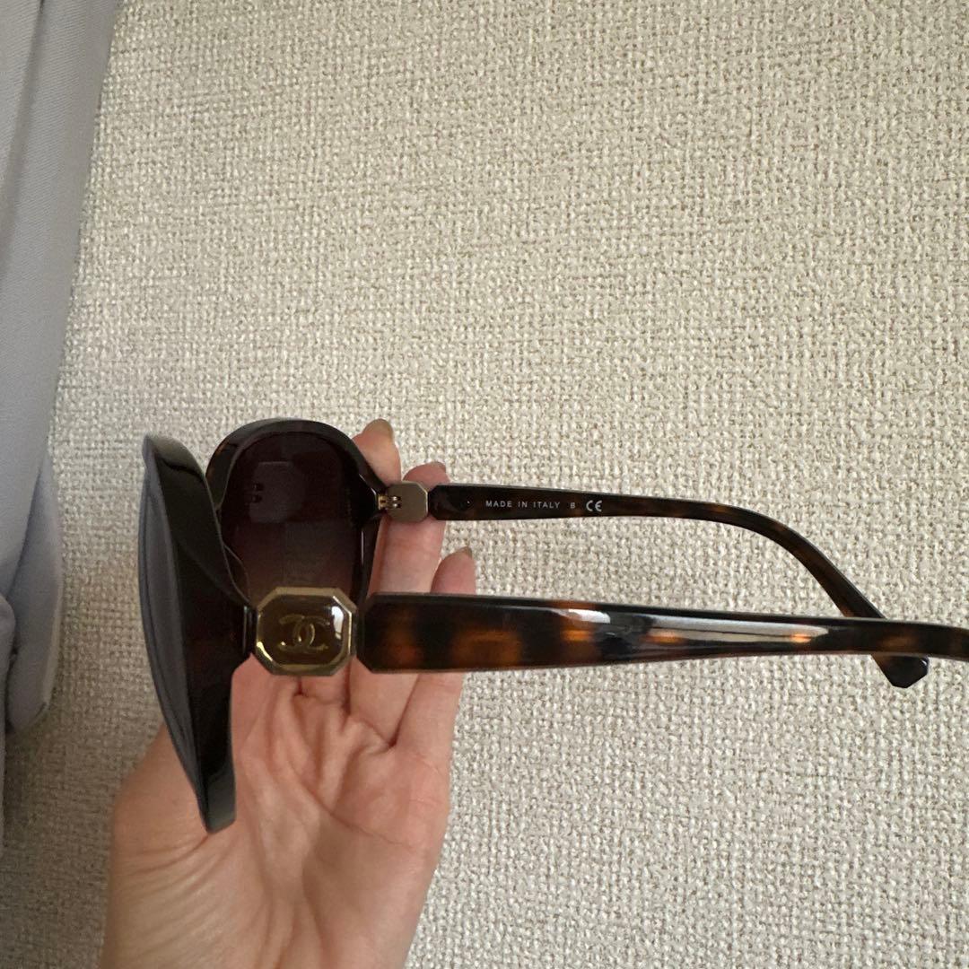 CHANEL サングラス べっ甲　ケース付き