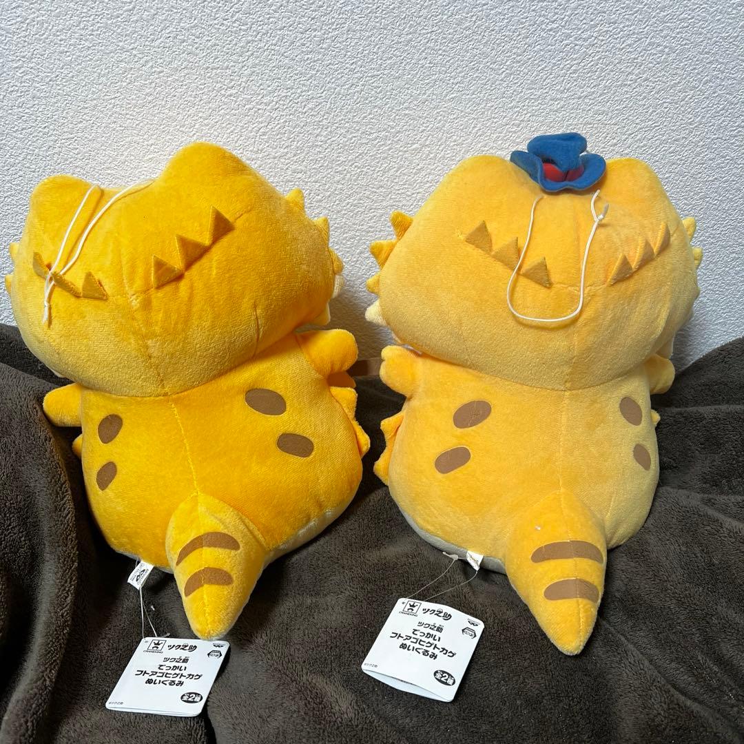ツク之助　でっかいフトアゴヒゲトカゲ　ぬいぐるみ　タグ付き　セット