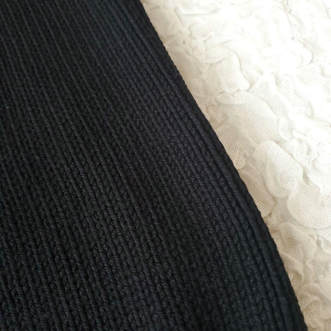 MHL マーガレットハウエル ニットジャケット ジップアップ カーディガン 黒