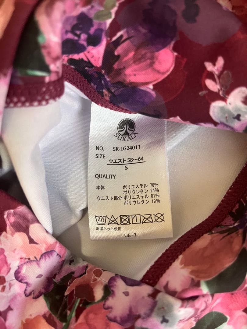 sukala フルオブフラワーパネルレギンス　S 美品