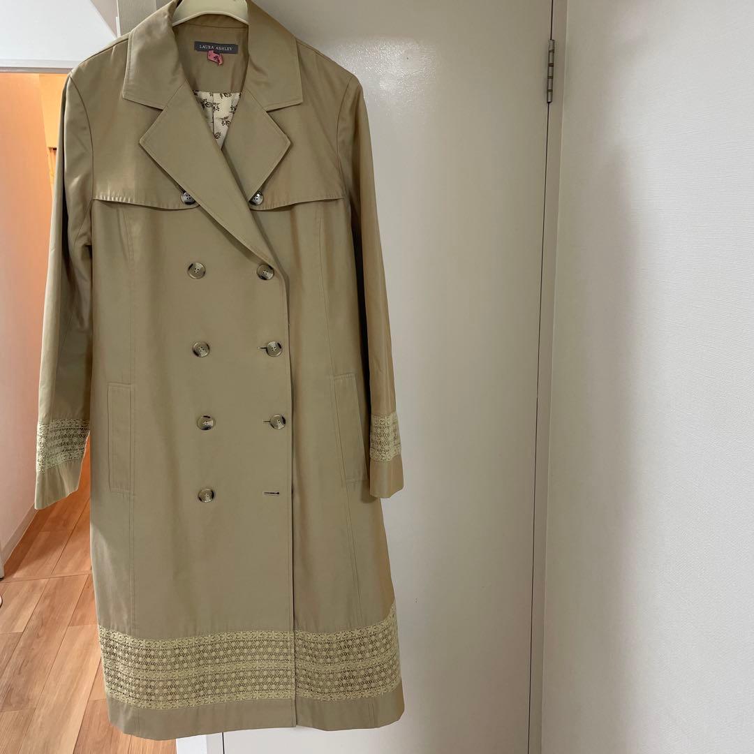 LAURA ASHLEY ベージュ トレンチコート サイズ13