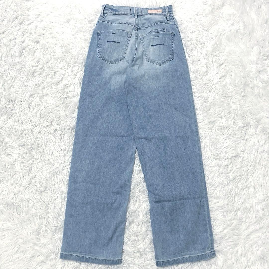YANUK　ヤヌーク　Lilith　リリス　22　デニムパンツ　ライトブルー
