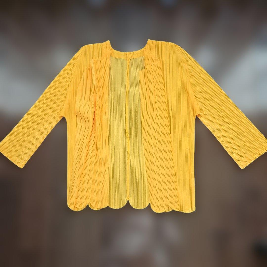 PLEATS PLEASE カーディガン 七分袖 サイズ3