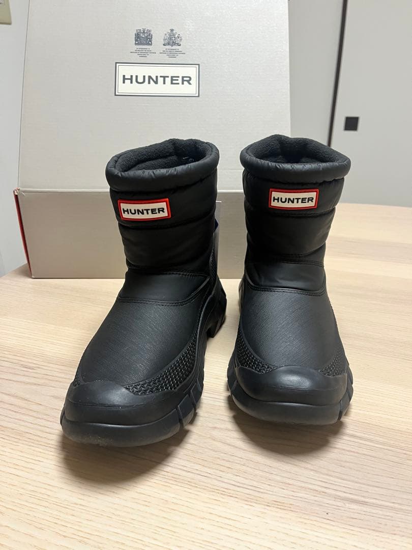 【新品未使用】HUNTER スノーブーツ 23-23.5㎝　ショート　ハンター