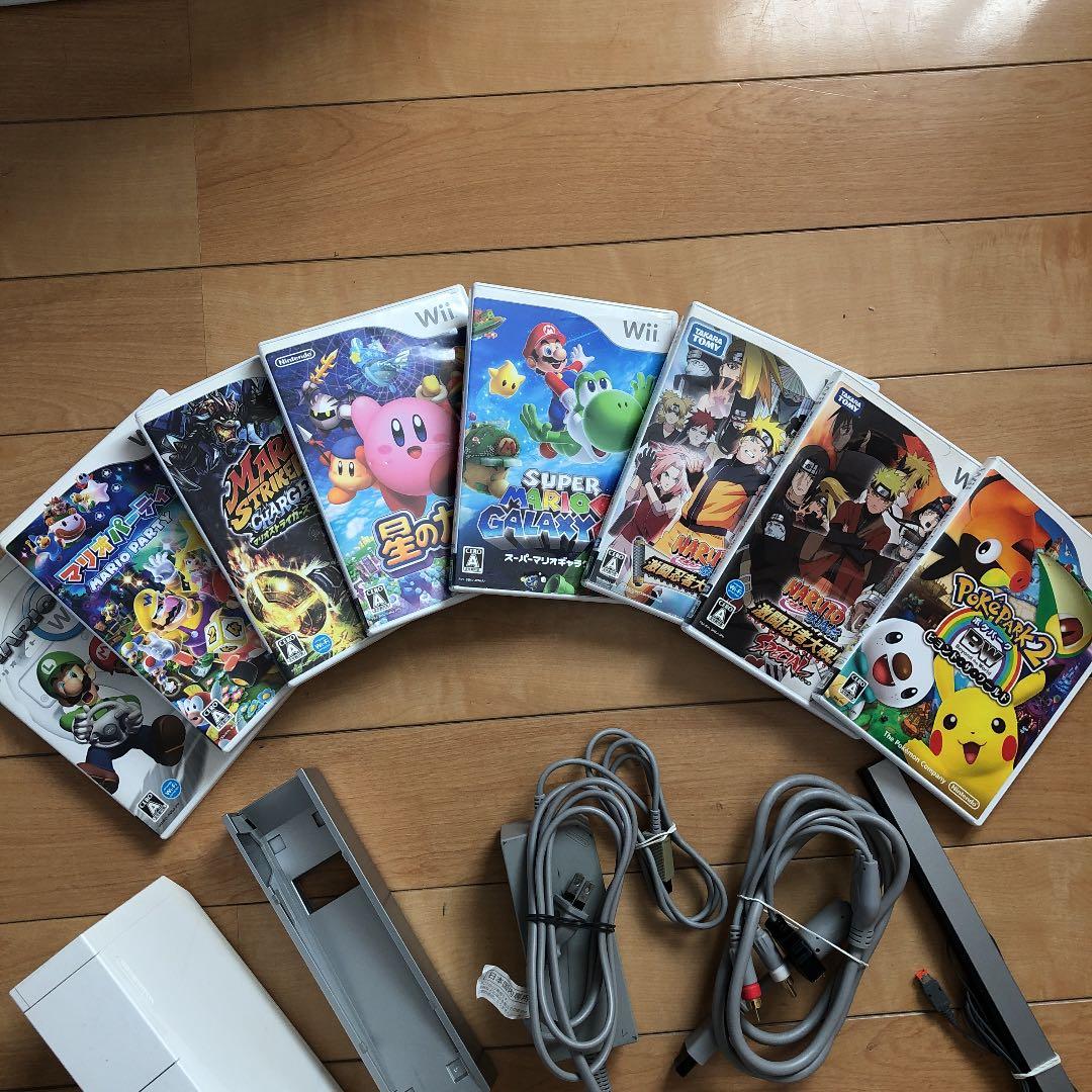 Wii本体、周辺機器、ゲームカセット