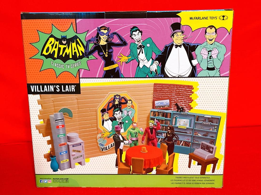マクファーレン DC バットマン ヴィランの隠れ家 フィギュア 海外限定