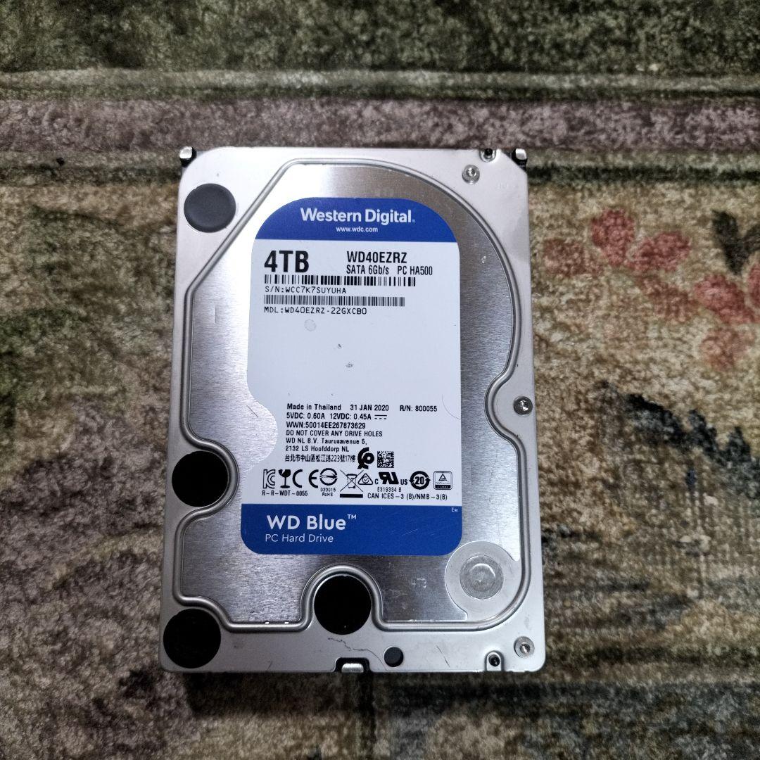 WD Blue 4TB 内蔵型HDD
