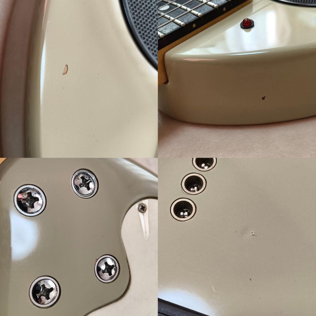 【美品】ZO-3 グレー アンプ内蔵ミニギター ヘッドフォン端子付
