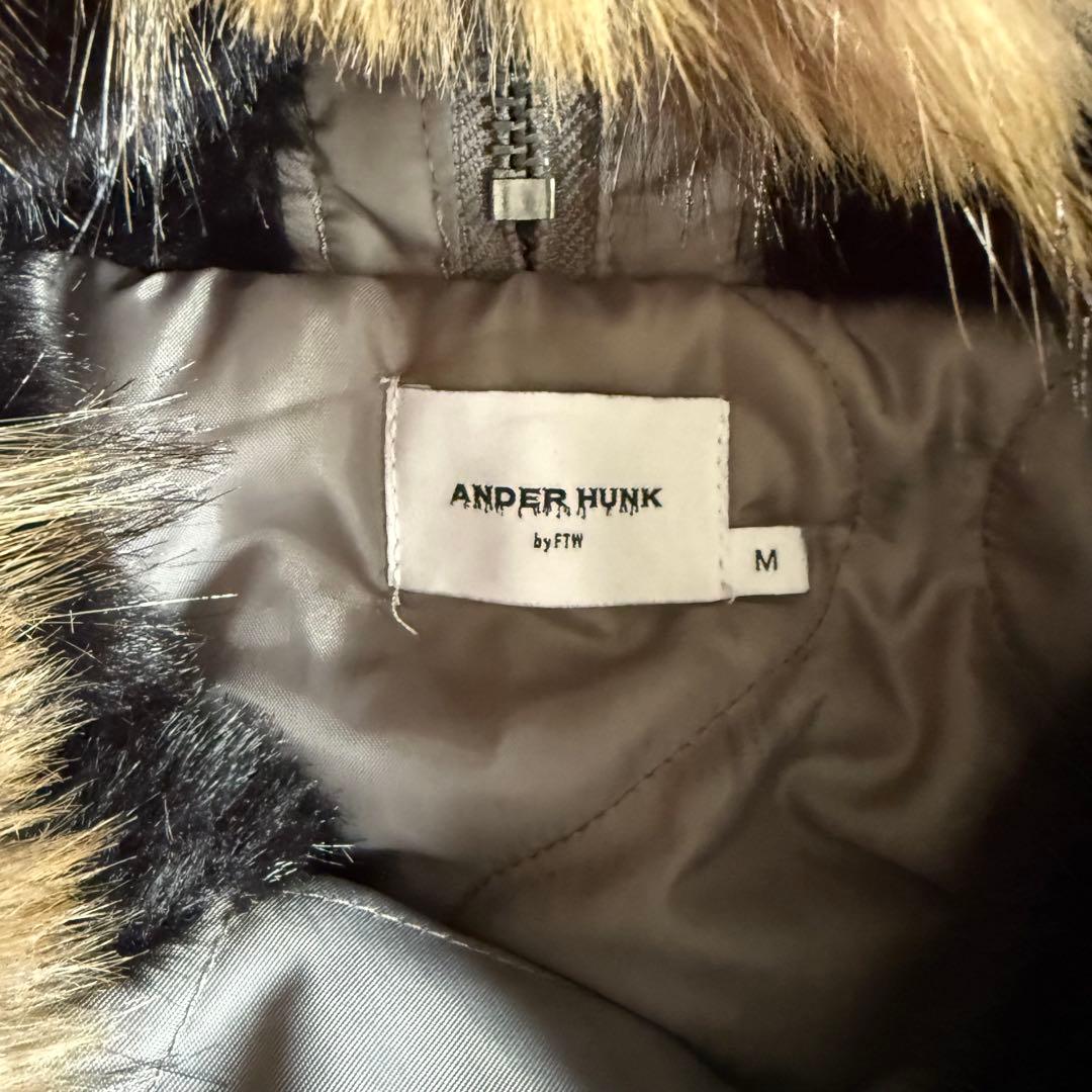 ANDER HUNK Faded N2B Flight Jacket グレー