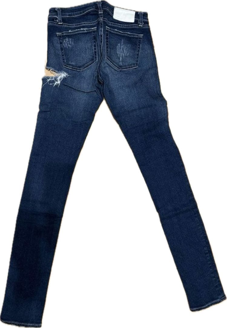 GYDA SIDE RIPPED スキニーデニム パンツ S