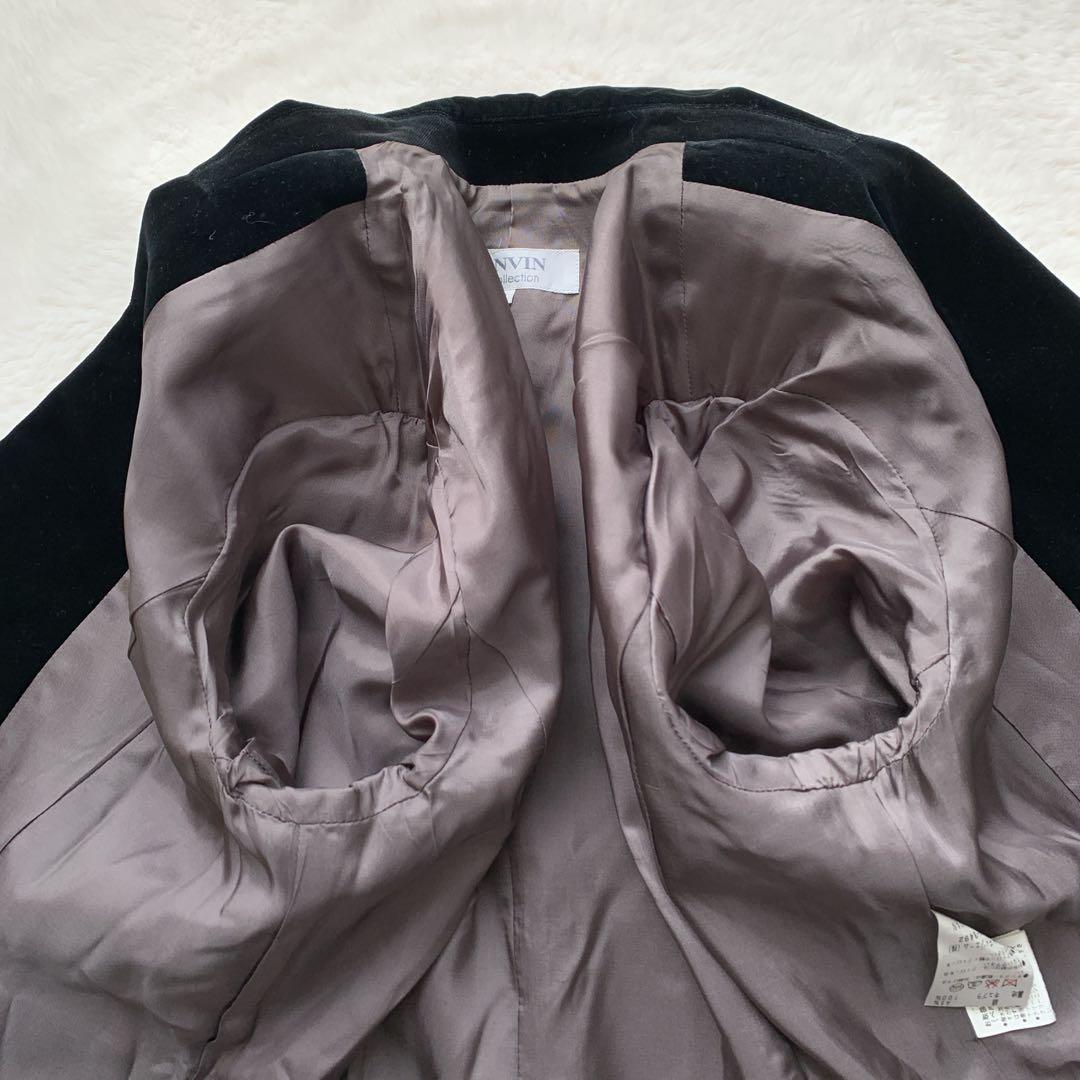 LANVIN La Collection カシミヤ混 ベルベット ジャケット