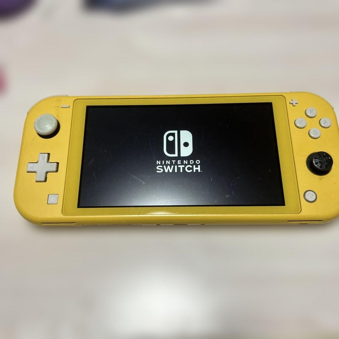 Nintendo Switch Lite ジャンク品 電源確認、初期化済