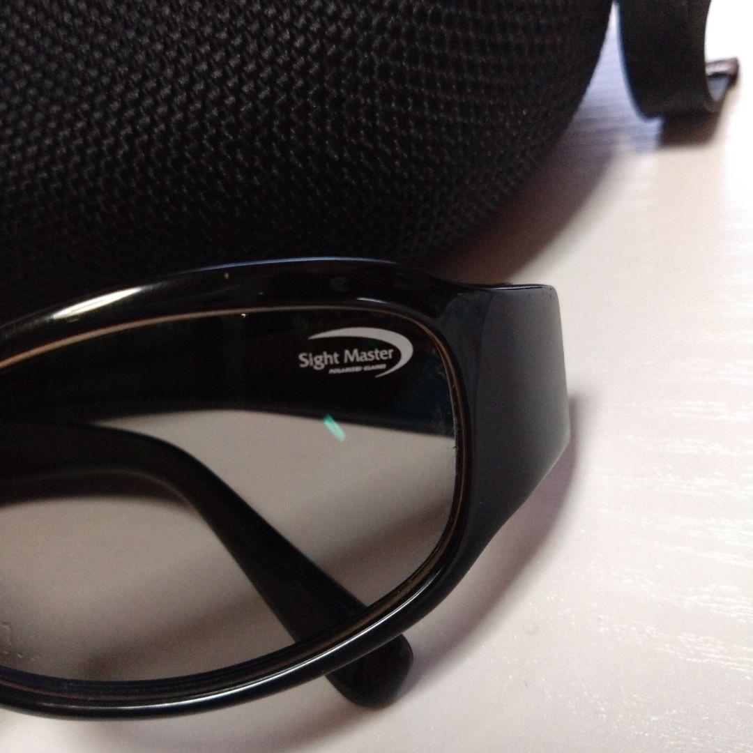 Sight Master ブラックサングラス ケース付き