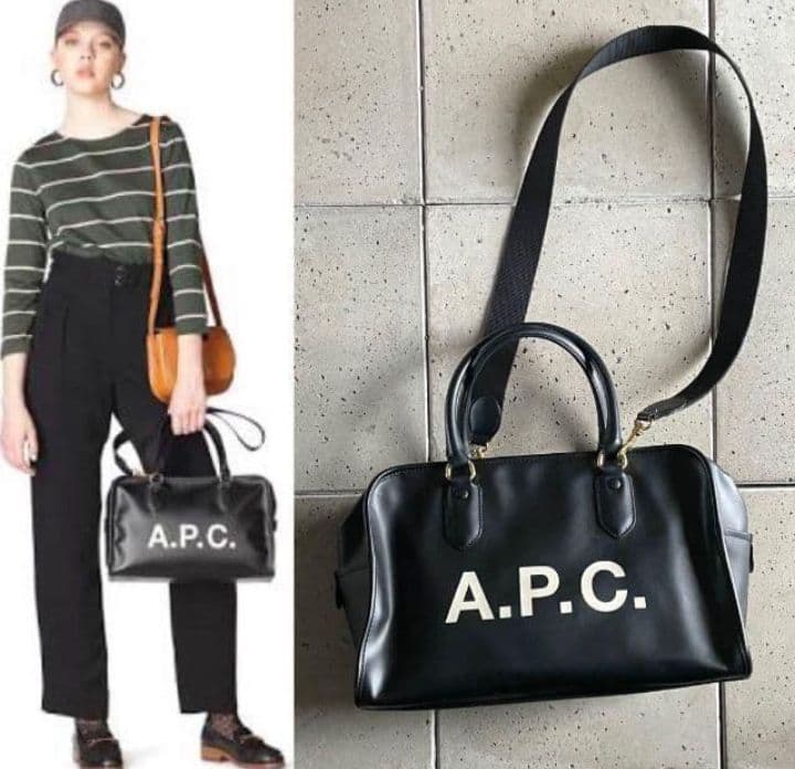 APC ボストンバッグ　2018AW ボーリングバッグ　ショルダーバッグ