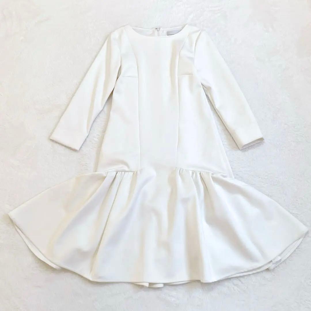 CELFORD セルフォード　ダンボールカットワンピース アイボリー 洗濯可