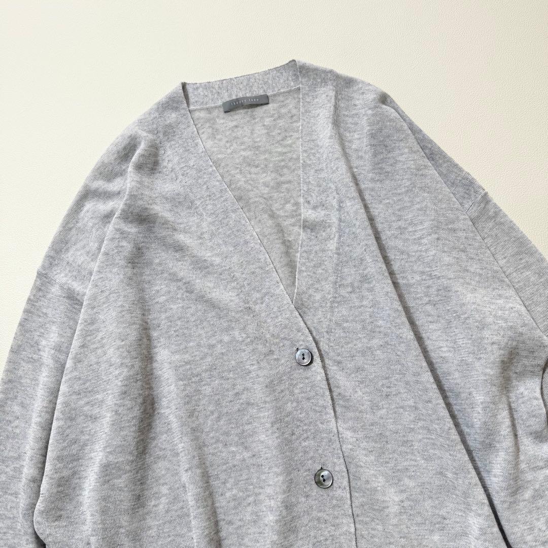 theory luxe 24SS Sheer Knit Rouge カーディガン