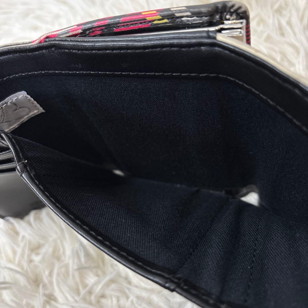 希少☆【ヴィヴィアンウエストウッド】タータンチェック　三つ折り　がま口　財布