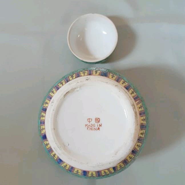 景徳鎮 茶壺 茶入 陶器 中国 箱付き