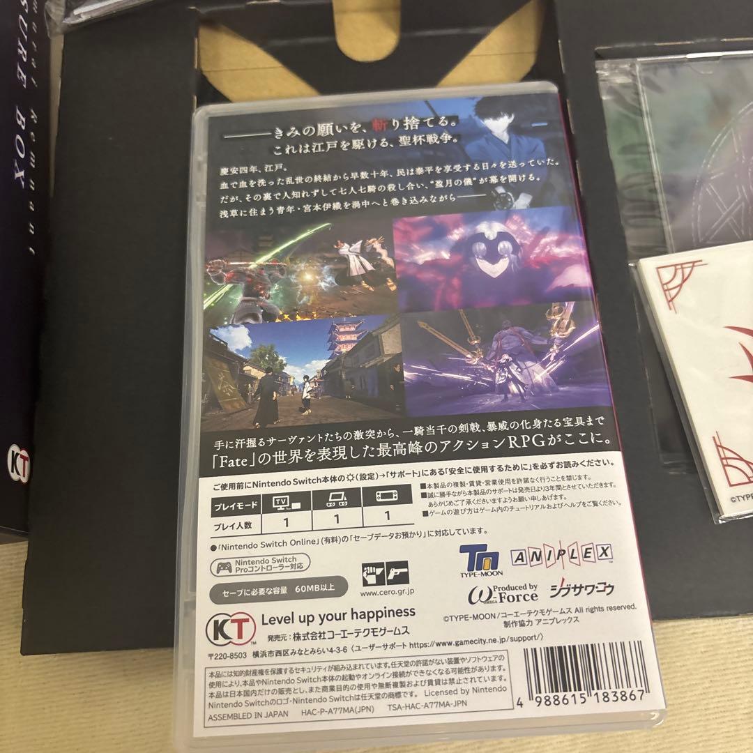 Nintendo Switch Fate/Samurai Remnant TREASURE BOX Switch