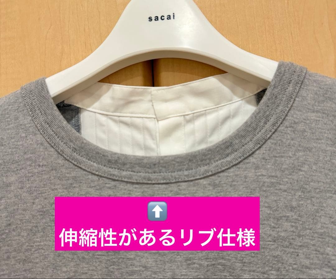 《2025SS 矢田 亜希子》【新品 未使用】★sacai サカイ★お洗濯可能