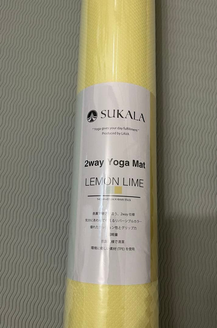 新品未使用SUKALA リバーシブルヨガマットカバーセット