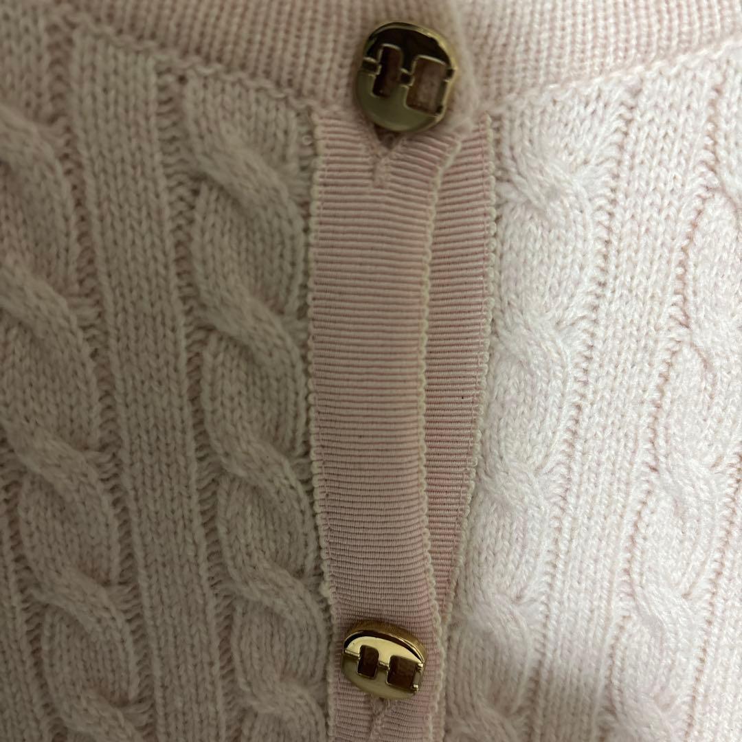 Salvatore Ferragamo ケーブルニットカーディガン S