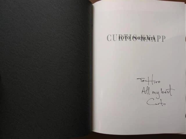 Foto portraits　Curtis Knapp　直筆サイン入