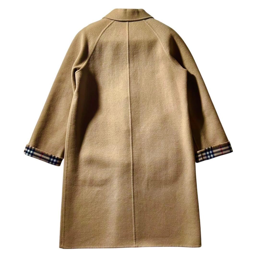 美品✨バーバリー カシミヤ ダブルフェイス ノバチェック コート 40サイズ