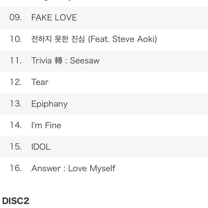 BTS公式（4枚）限定トレカ付‼️LOVE YOURSELF 結 'Answer'