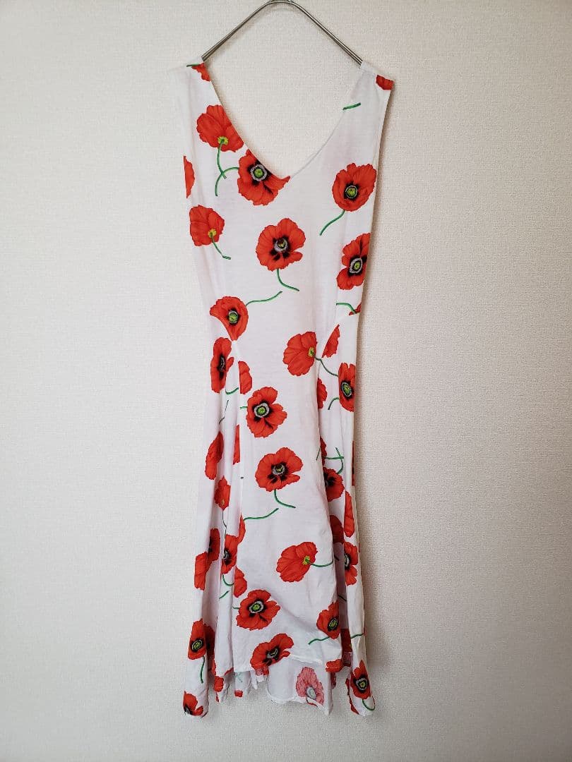 KENZO POPPY ノースリーブワンピース ポピー 花柄 ヴィンテージ
