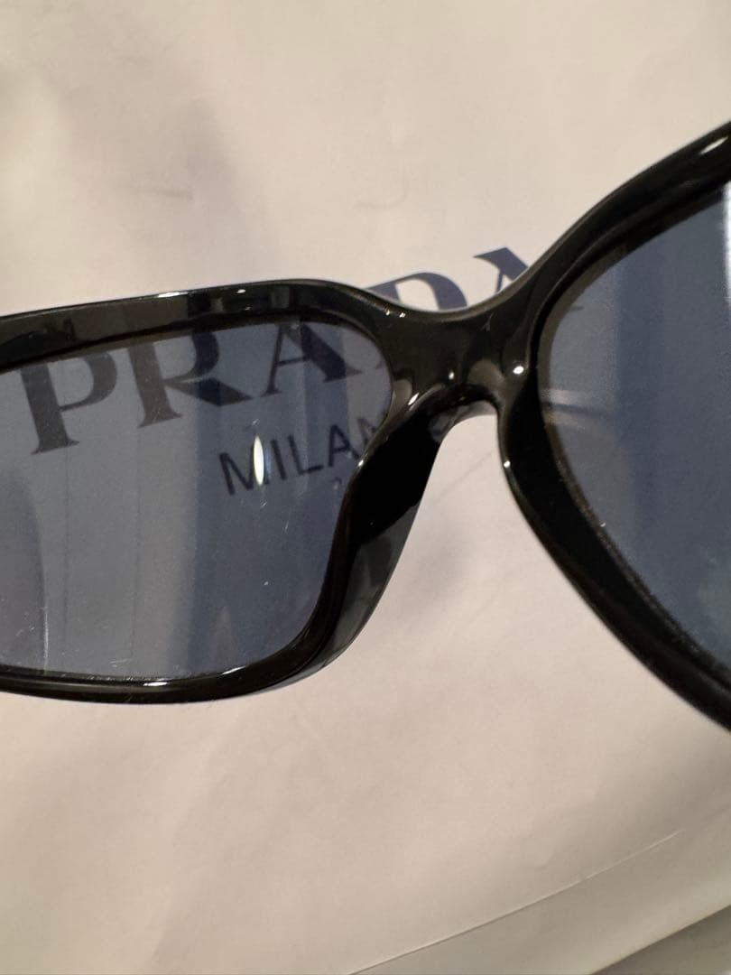 正規品PRADA プラダ サングラス GACKT着用SPR14G 入手困難 黒