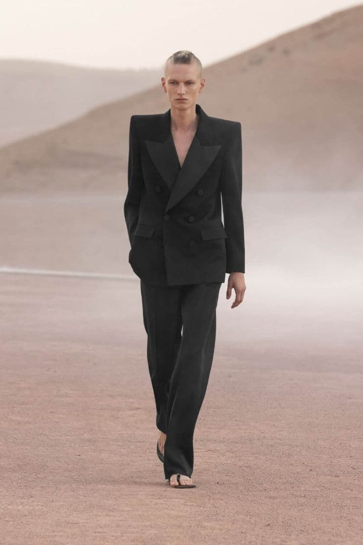 SAINT LAURENT 23SS ダブルスモーキングジャケット